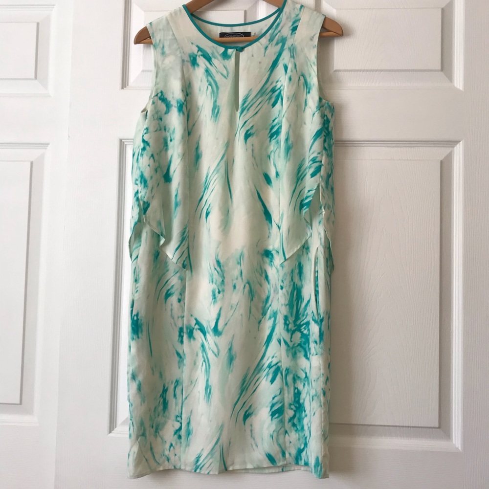New!! Magaschoni abstract pattern silk dress
